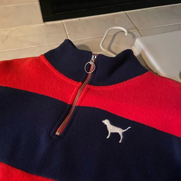 PINK half zip up sweater - Picture 2 of 2